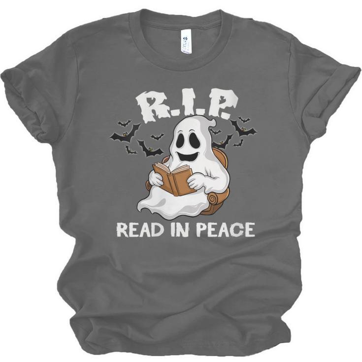 October Reading And Library Awareness Books And Boos Unisex Jersey T-Shirt