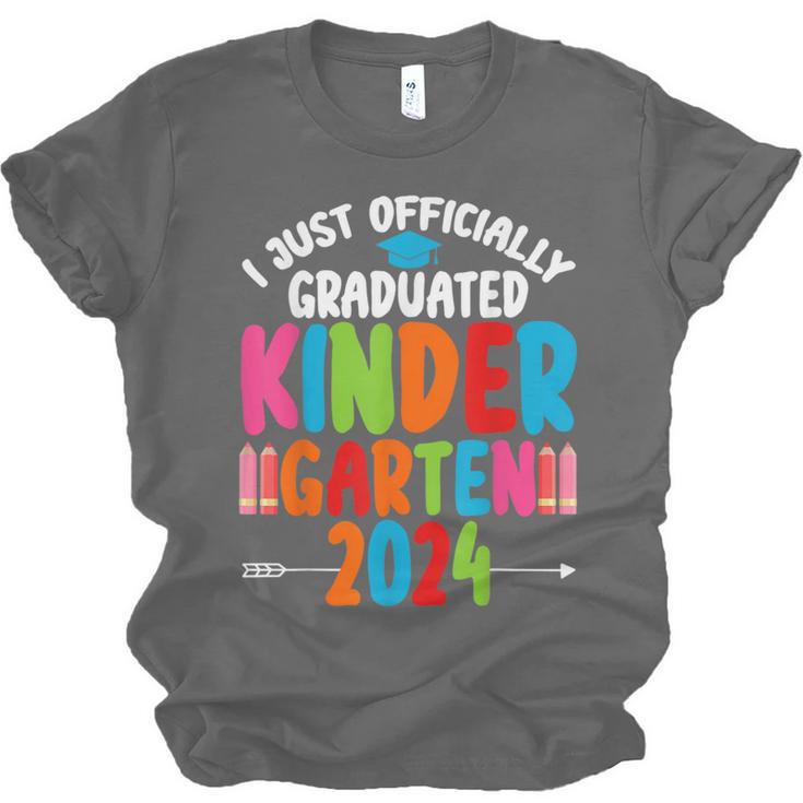 I Officially Graduated Kindergarten Graduation 2024 Unisex Jersey T-Shirt