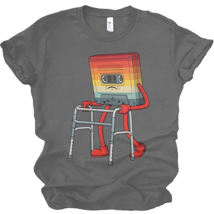 Old Vintage Cassette Tape 70s 80s 80s Outfit Nostalgia Unisex Jersey T-Shirt Old Vintage Cassette Tape 70s 80s 80s Outfit Nostalgia Unisex Jersey T-Shirt