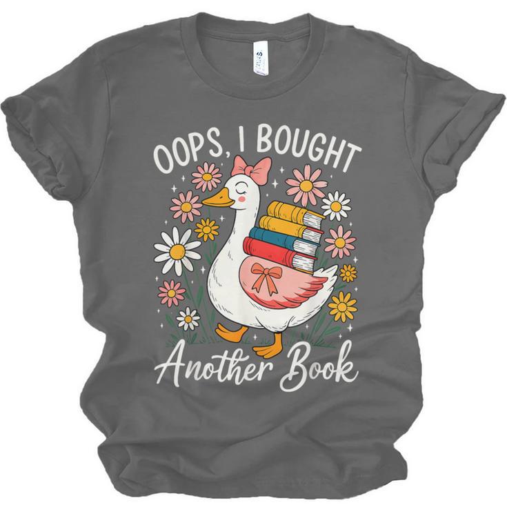Oops I Bought Another Book Goose Reader Unisex Jersey T-Shirt