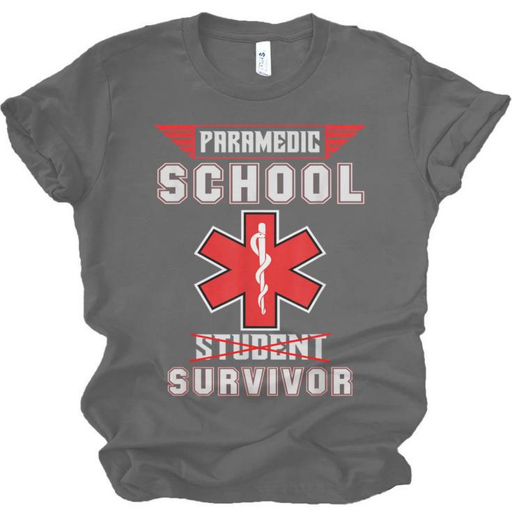 Paramedic School Graduation Shirt Survivor Unisex Jersey T-Shirt