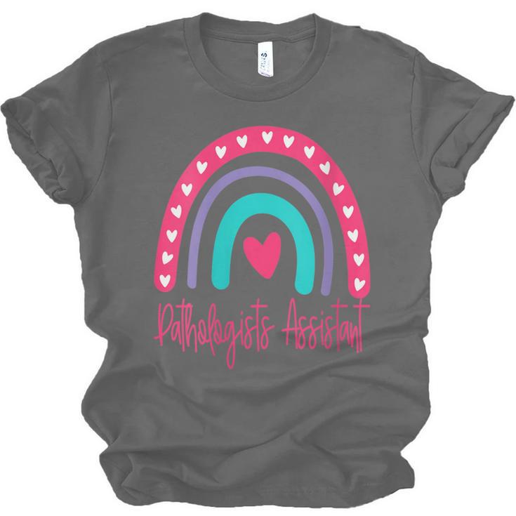 Pathologists' Assistant Graduation 2023 Boho Rainbow Unisex Jersey T-Shirt
