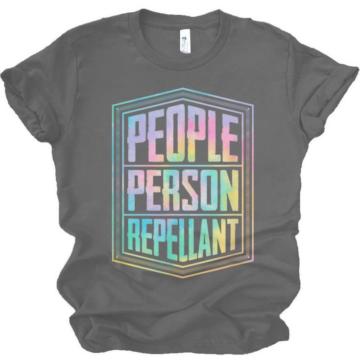 People Person Repellant Antisocial Introvert Unisex Jersey T-Shirt People Person Repellant Antisocial Introvert Unisex Jersey T-Shirt