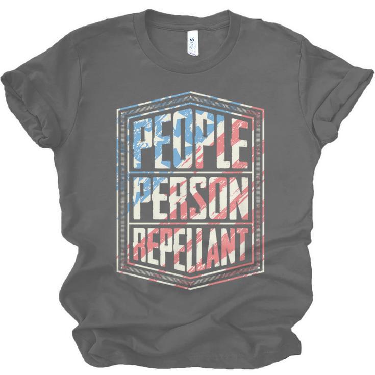 People Person Repellant Introvert Unisex Jersey T-Shirt People Person Repellant Introvert Unisex Jersey T-Shirt