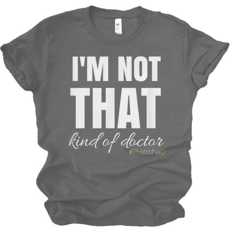 PhD Phinished 2018 PhD Graduation Tshirt Unisex Jersey T-Shirt