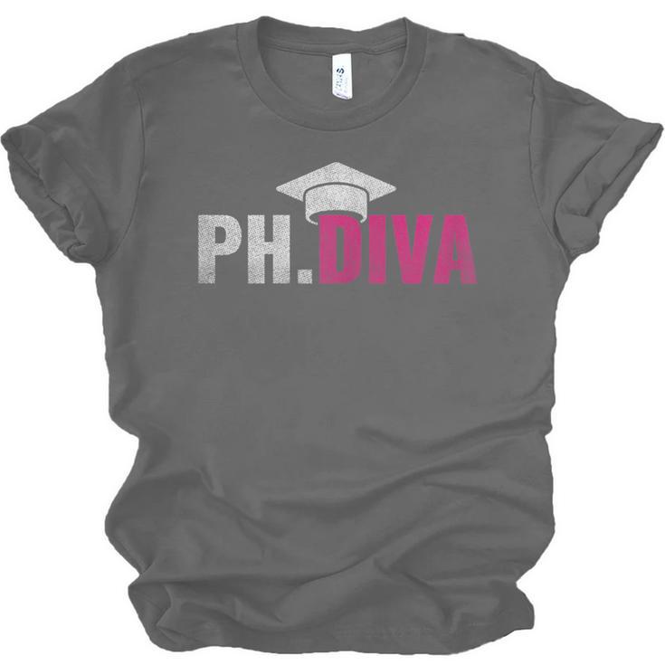 PhDiva PHD Student Graduation Degree Med Law School Unisex Jersey T-Shirt