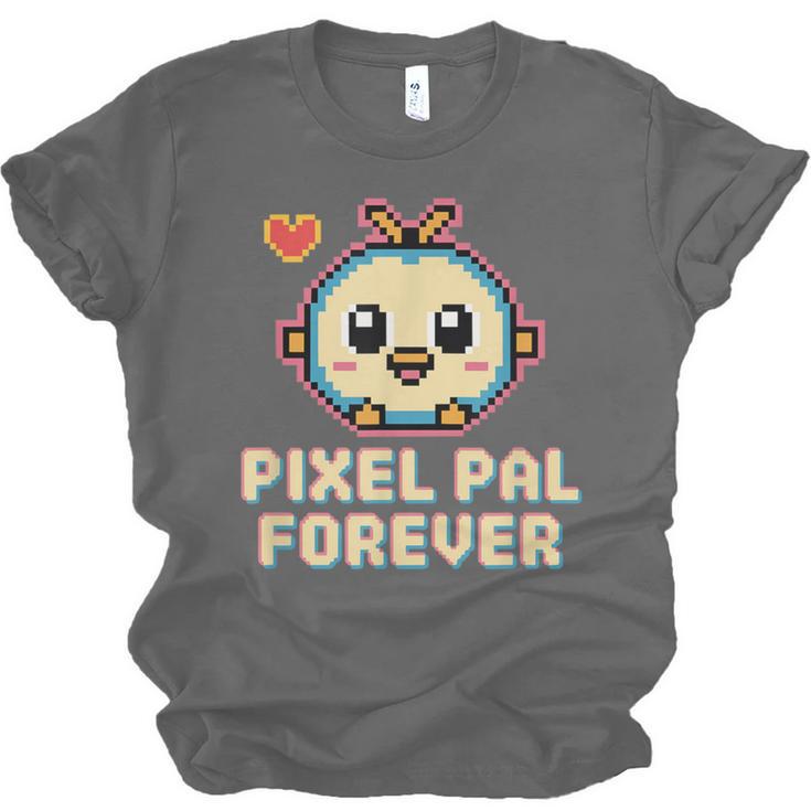 Pixel Art Pet Y2K Retro Vintage Digital Nostalgia Y2K Tech Unisex Jersey T-Shirt