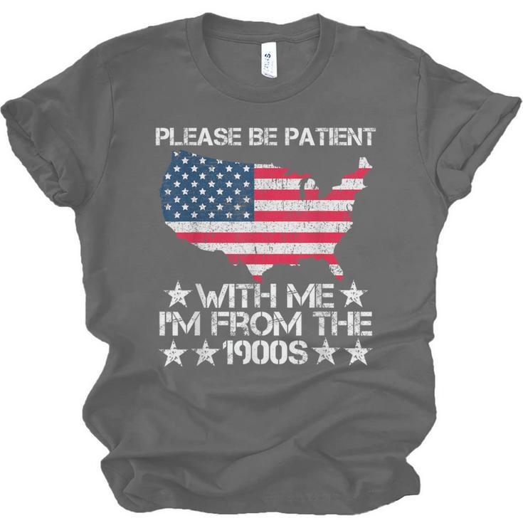 Please Be Patient With Me I'm From The 1900s American Flag Unisex Jersey T-Shirt Please Be Patient With Me I'm From The 1900s American Flag Unisex Jersey T-Shirt