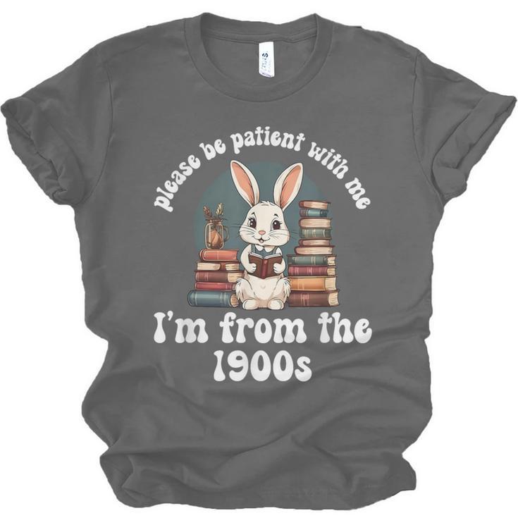 Please Be Patient With Me I'm From The 1900s Bunny 90s Unisex Jersey T-Shirt Please Be Patient With Me I'm From The 1900s Bunny 90s Unisex Jersey T-Shirt
