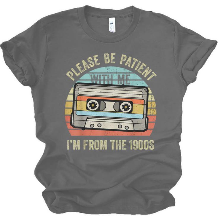 Please Be Patient With Me I'm From The 1900s Cassette Tape Unisex Jersey T-Shirt Please Be Patient With Me I'm From The 1900s Cassette Tape Unisex Jersey T-Shirt