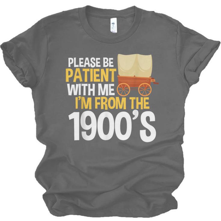 Please Be Patient With Me I'm From The 1900s Vintage Oregon Unisex Jersey T-Shirt Please Be Patient With Me I'm From The 1900s Vintage Oregon Unisex Jersey T-Shirt