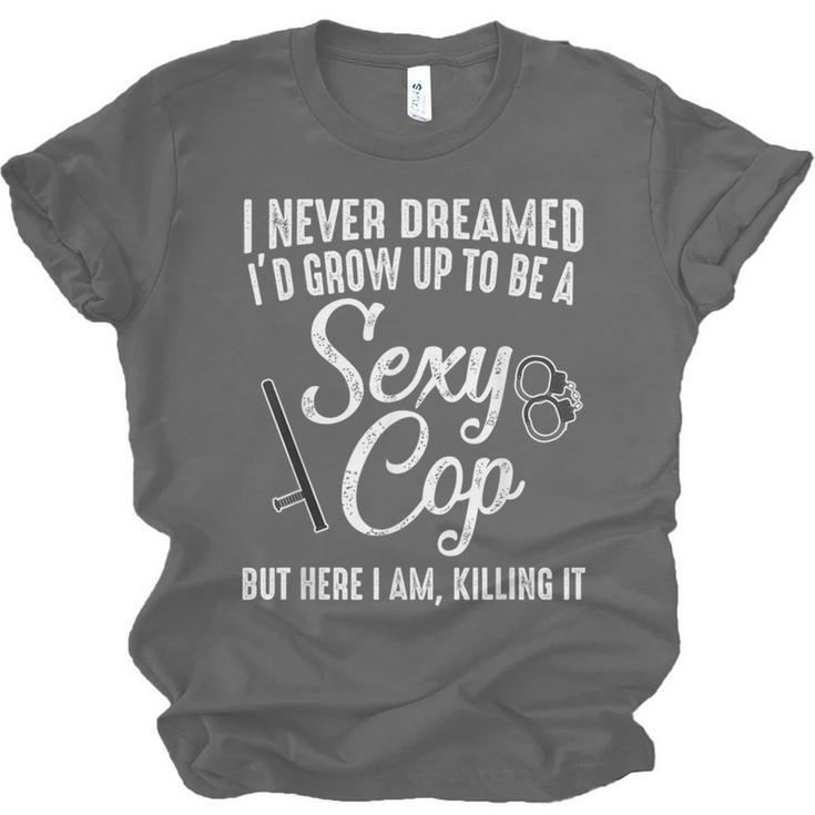 Police Officer Police Graduation Cop Birthday Unisex Jersey T-Shirt