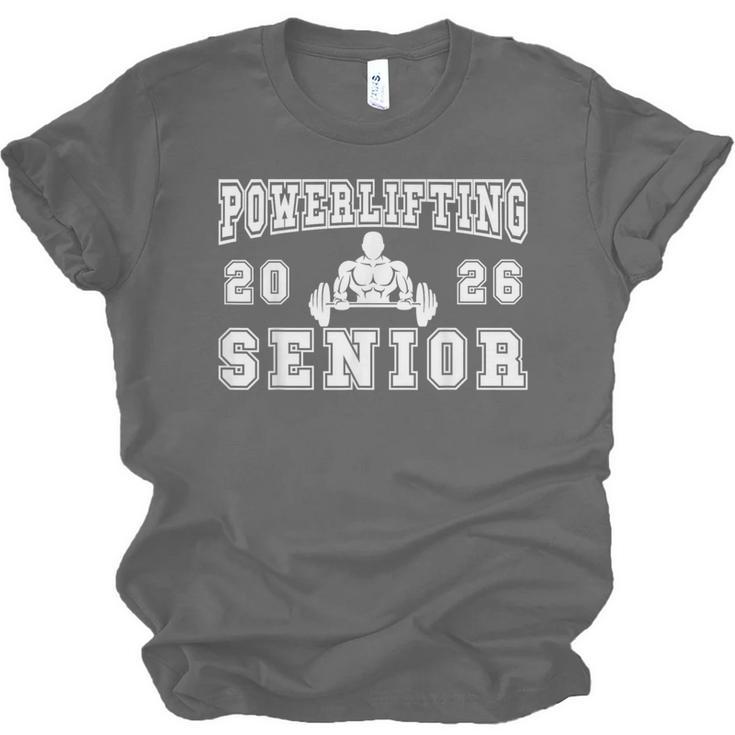 Powerlifting Senior Night Powerlifting 2026 Graduation 1 Unisex Jersey T-Shirt