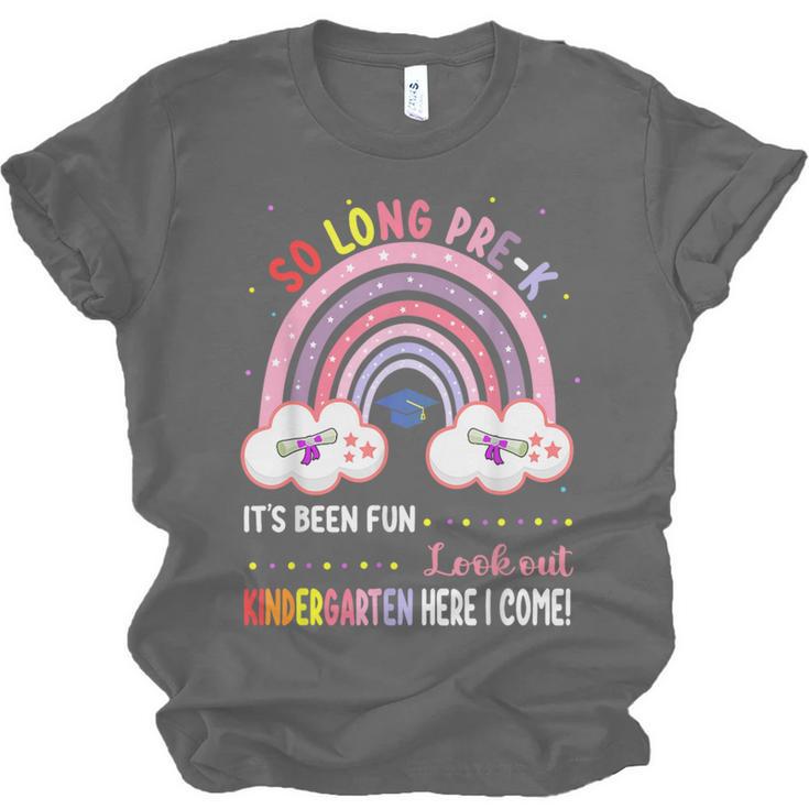 Pre k Graduation Class 2025 Graduate Pre-k Rainbow Girls Unisex Jersey T-Shirt