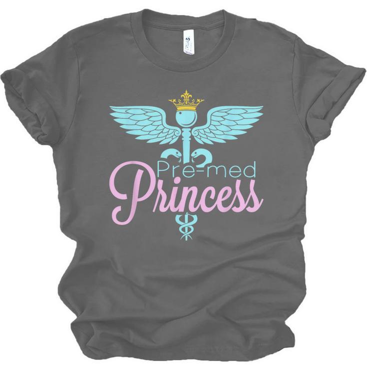 Pre-Med Women Pre Med Princess Graduation Unisex Jersey T-Shirt