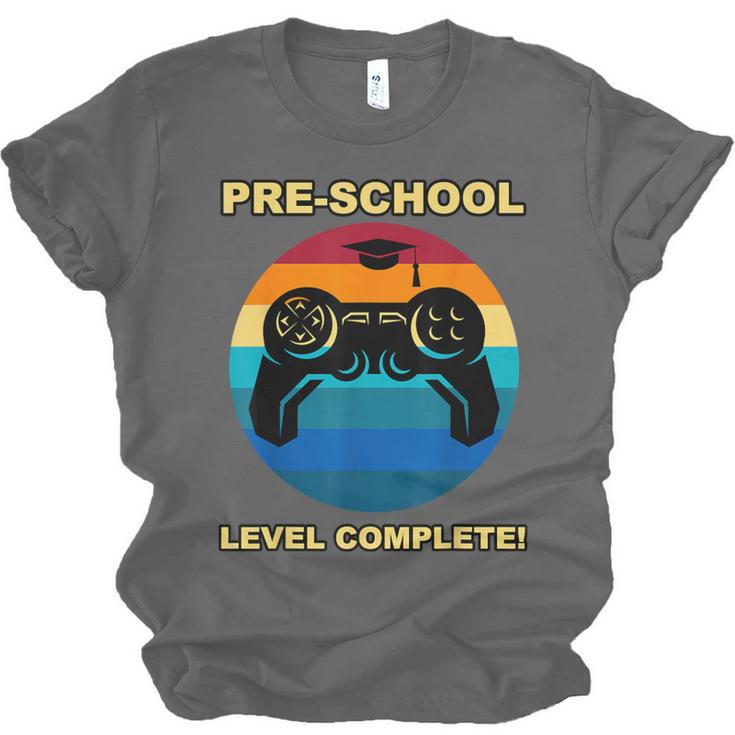 Pre-School Level Complete Graduation Video Gamer PreschoolUnisex Jersey T-Shirt
