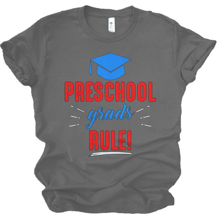 Preschooler Graduation Grad Cap Preschool Grads Rule Unisex Jersey T-Shirt