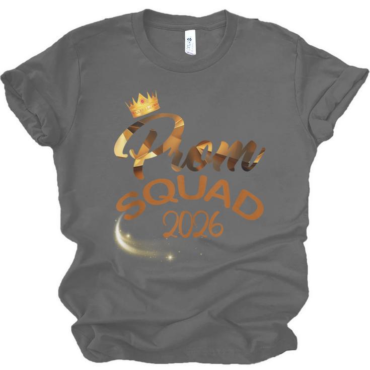 Prom Squad 2026 Cute Senior Class Of 2026 Graduation Party Unisex Jersey T-Shirt