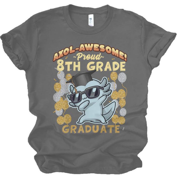 Proud 8th Grade Graduate Axolotl Graduation Eighth Unisex Jersey T-Shirt