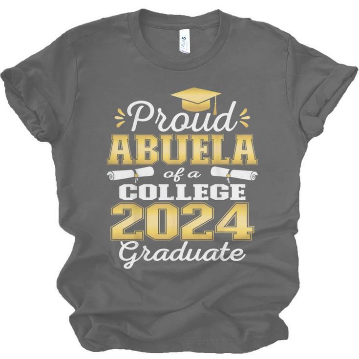 Proud Abuela Of 2024 College Graduate Family 24 Graduation Unisex Jersey T-Shirt