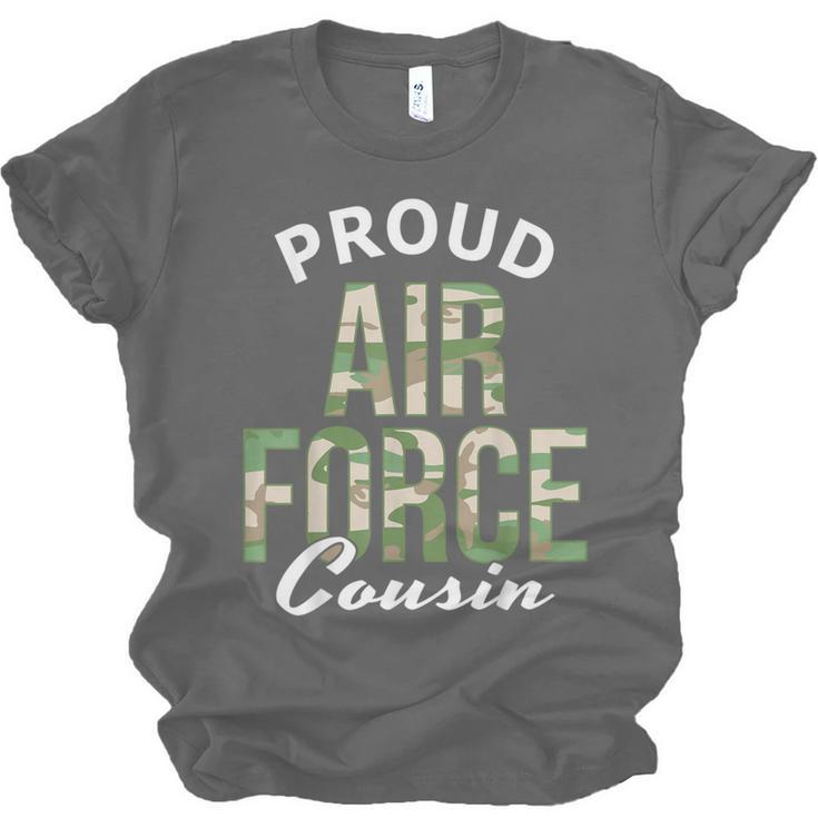 Proud Air Force Cousin Deployment Homecoming Graduation Unisex Jersey T-Shirt