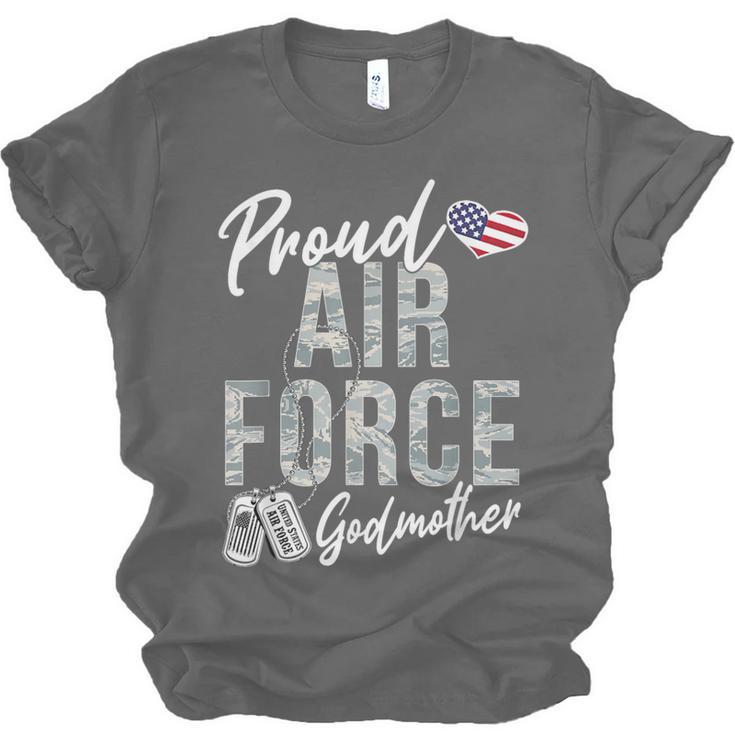 Proud Air Force Godmother US Air Force Graduation Godmother Unisex Jersey T-Shirt