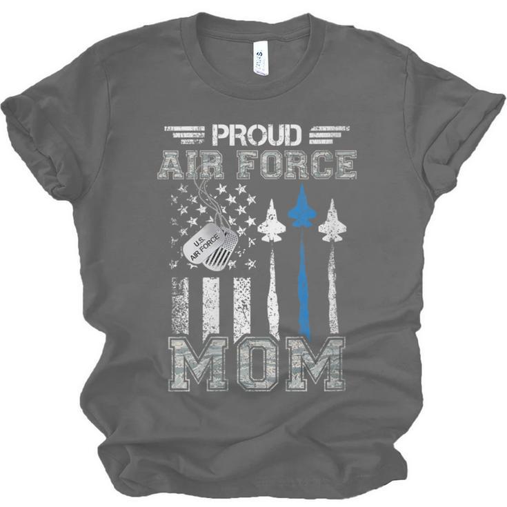 Proud Air Force Mom US Air Force Graduation Mom Unisex Jersey T-Shirt