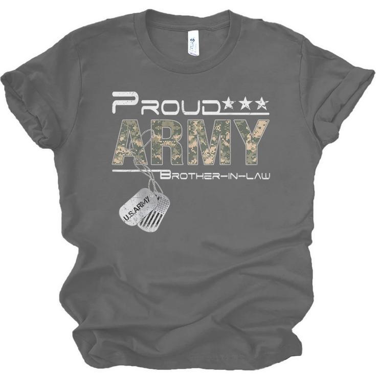 Proud Army Brother-In-Law US Army Graduation Brother-In-Law Unisex Jersey T-Shirt