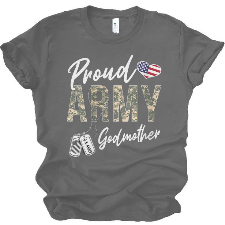 Proud Army Godmother Army Graduation Godmother US Army Unisex Jersey T-Shirt