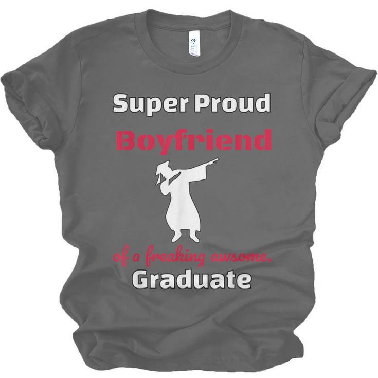 Proud Boyfriend Of 2018 Graduate Dabbing Graduation Unisex Jersey T-Shirt