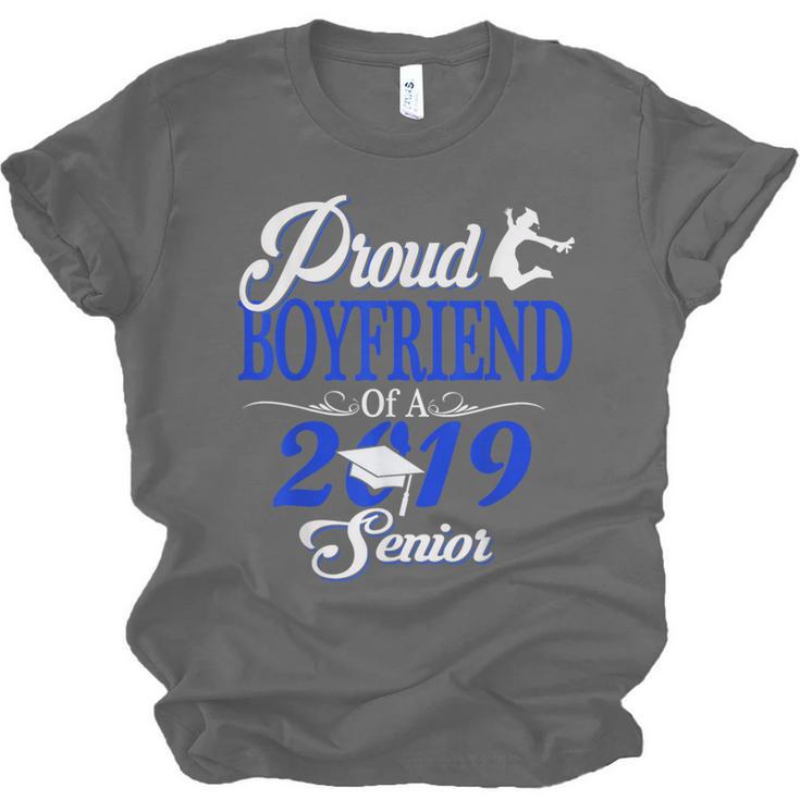 Proud BOYFRIEND Of A Class 2019 Senior Tee Graduation Unisex Jersey T-Shirt