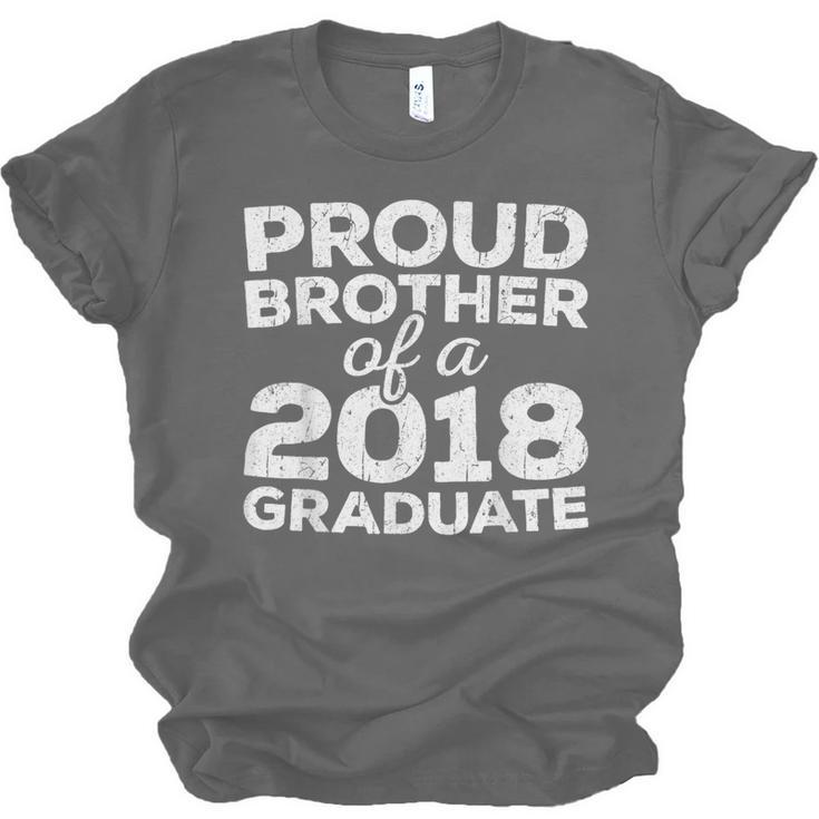 Proud Brother Of A 2018 Graduate Class Graduation Unisex Jersey T-Shirt