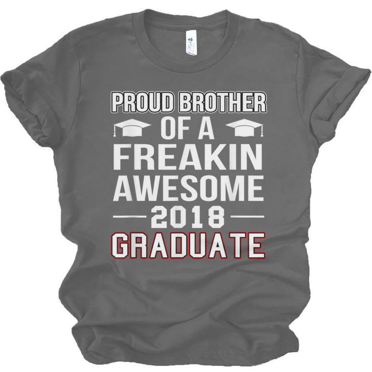 Proud Brother Of A 2018 Graduate Senior GraduationShirt Unisex Jersey T-Shirt