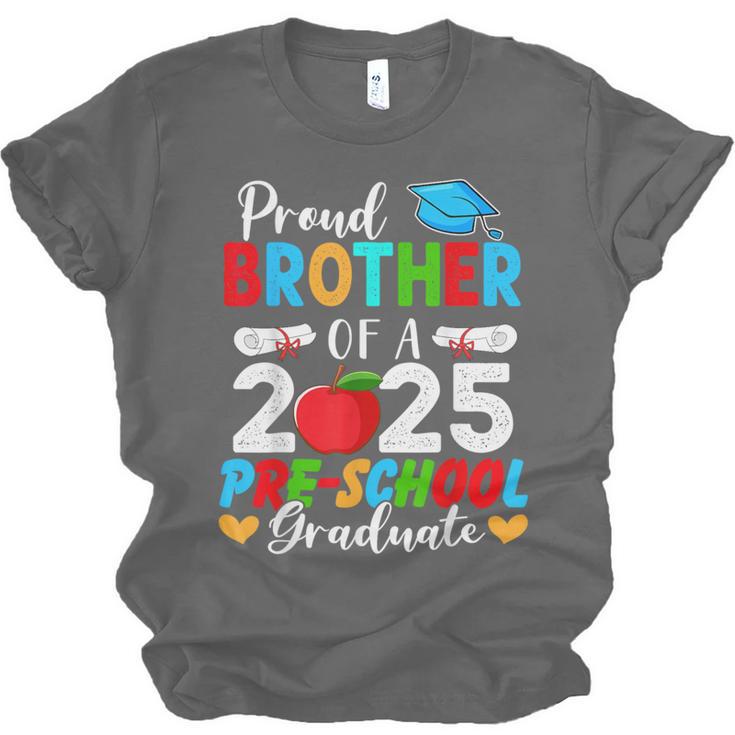 Proud Brother Of a 2025 Preschool Graduate Graduation Unisex Jersey T-Shirt