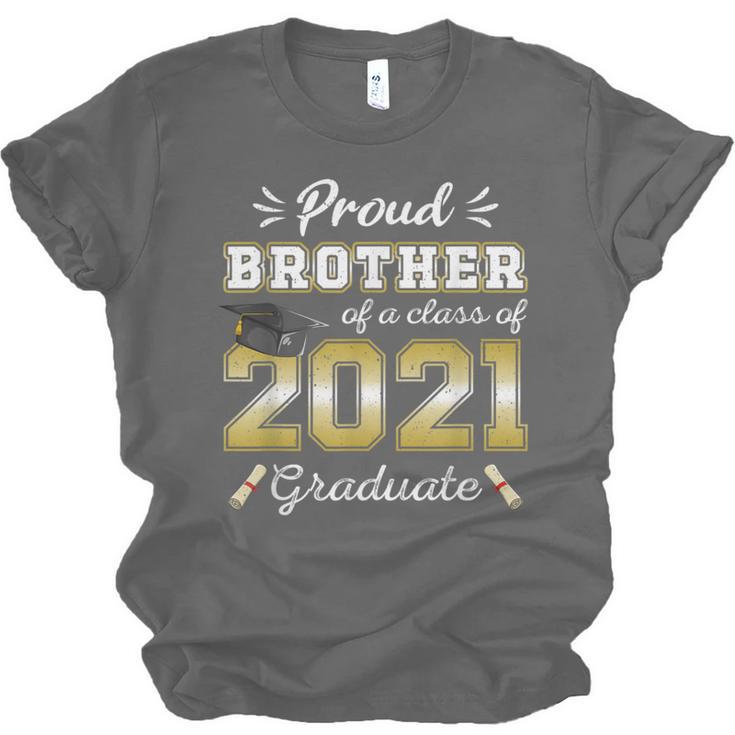 Proud Brother Class Of 2021 Graduate Senior 21 Graduation Unisex Jersey T-Shirt