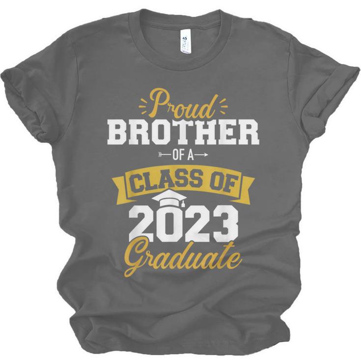 Proud Brother Of a Class Of 2023 Graduate Senior Graduation Unisex Jersey T-Shirt