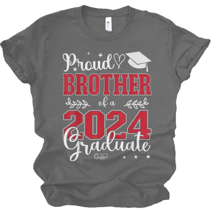 Proud Brother Of a Class Of 2024 Graduate For Graduation Unisex Jersey T-Shirt
