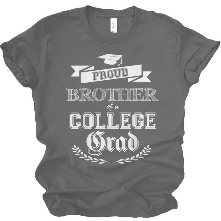 Proud Brother Of a College Grad 2019 Family Graduation Shirt Unisex Jersey T-Shirt