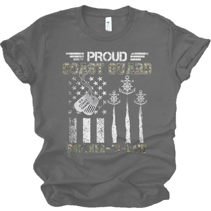 Proud Coast Guard Brother-In-Law US Coast Guard Graduation Unisex Jersey T-Shirt