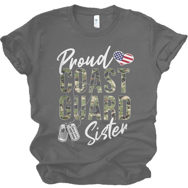 Proud Coast Guard Sister US Coast Guard Graduation Sister Unisex Jersey T-Shirt