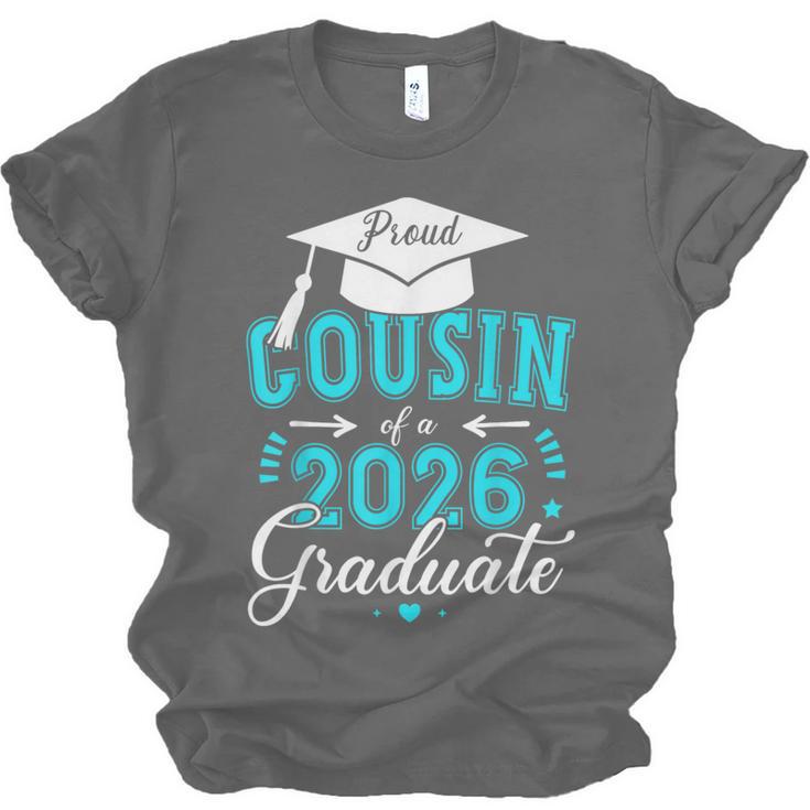 Proud Cousin Of a Class Of 2026 Graduate For Graduation Unisex Jersey T-Shirt