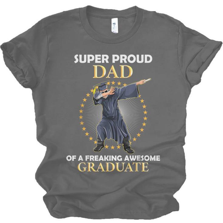 Proud Dad Of 2018 Graduate Dabbing Graduation Senior Shirt Unisex Jersey T-Shirt