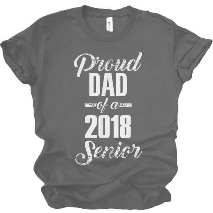 Proud Dad Of A 2018 Senior GraduationShirt Unisex Jersey T-Shirt