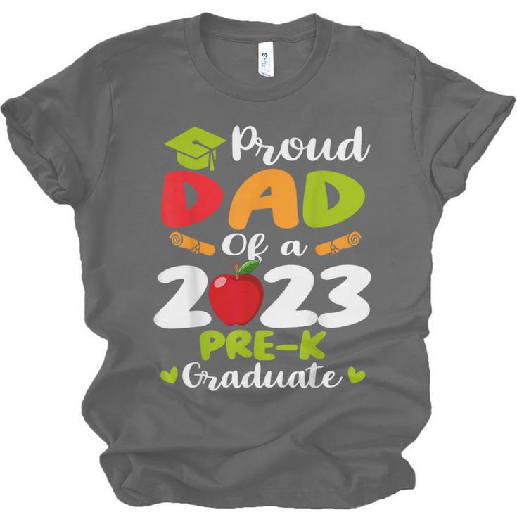 Proud Dad Of 2023 Pre K Graduate Graduation Unisex Jersey T-Shirt