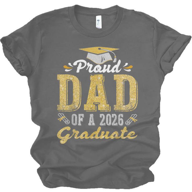 Proud DAD Of a 2026 Graduate Class Senior Graduation Unisex Jersey T-Shirt