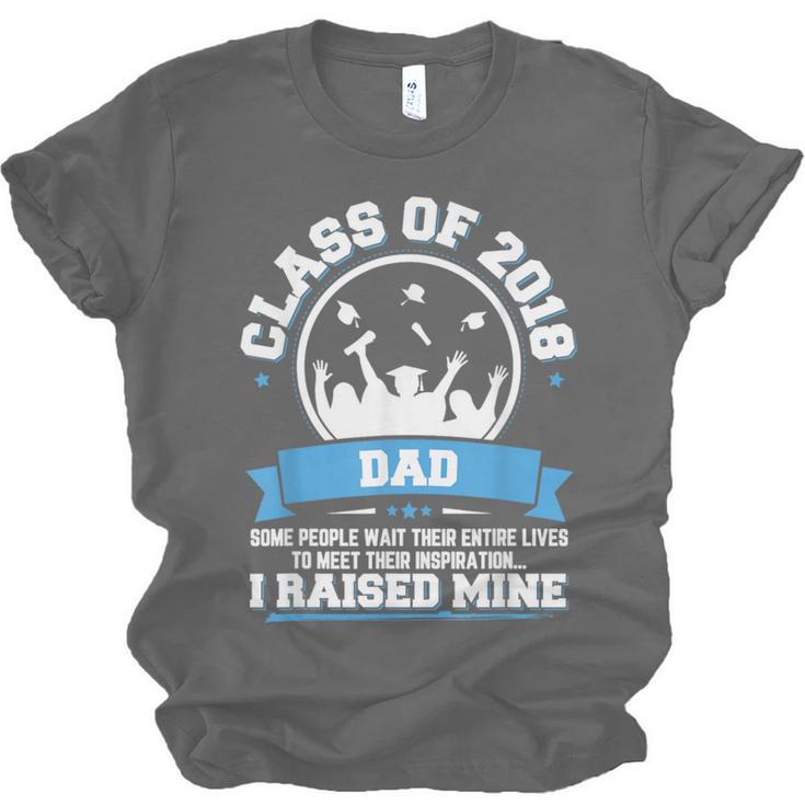 Proud Dad Of A Class Of 2018 Graduate TShirt Graduation Unisex Jersey T-Shirt