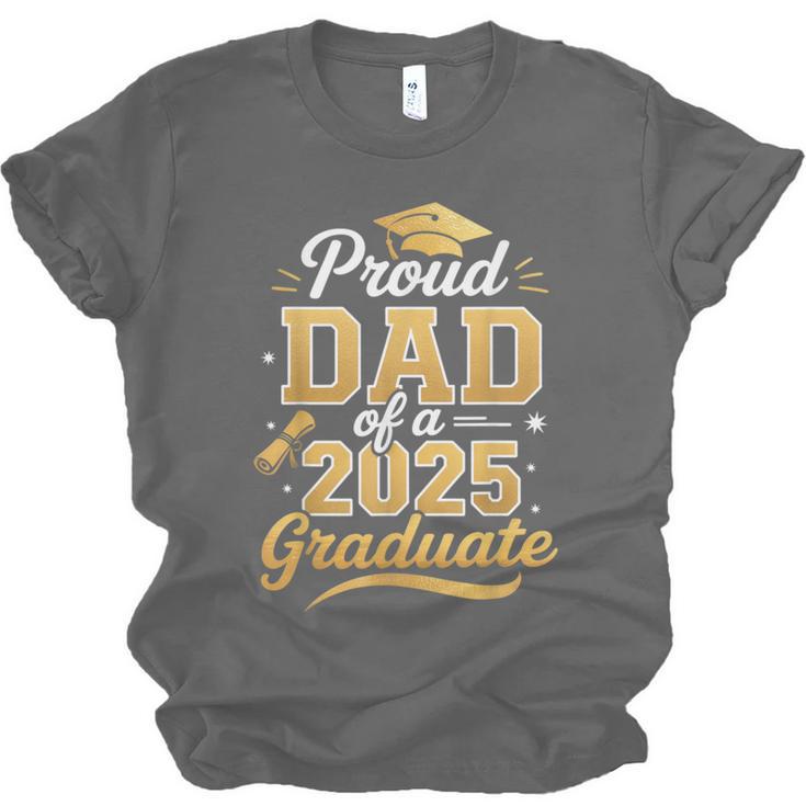Proud Dad Of a Class Of 2025 Graduate Senior Graduation Unisex Jersey T-Shirt