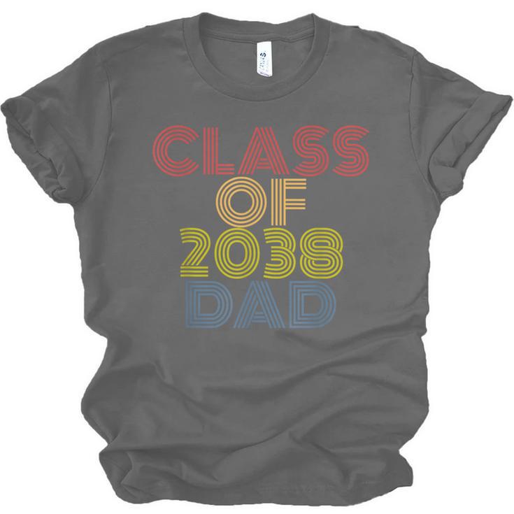 Proud Dad Of A Class Of 2038 Graduate Senior Graduation Unisex Jersey T-Shirt