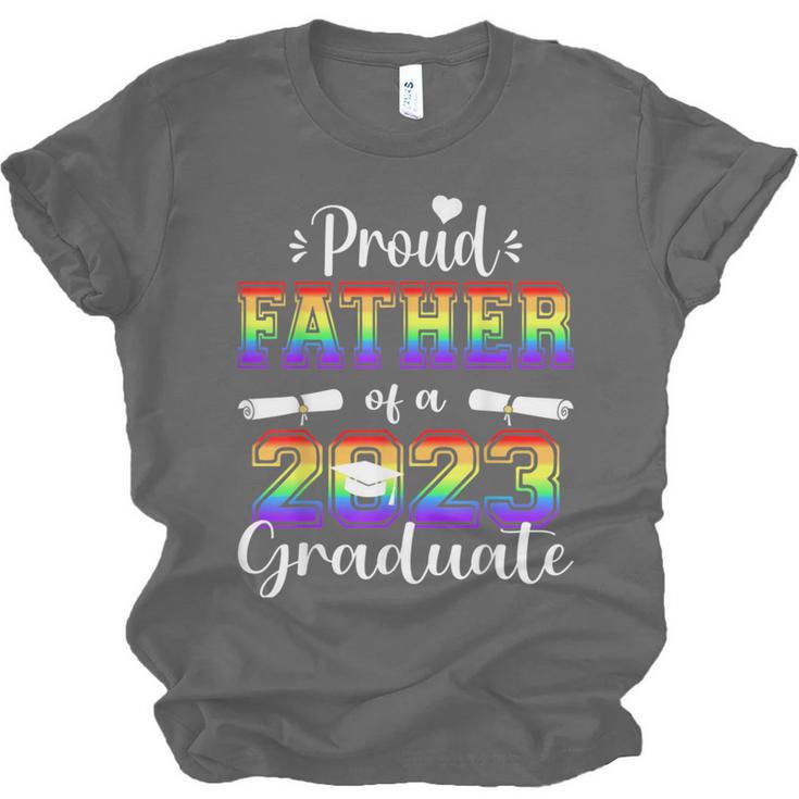 Proud Father Of 2023 Graduate Class 2023 Graduation Family Unisex Jersey T-Shirt