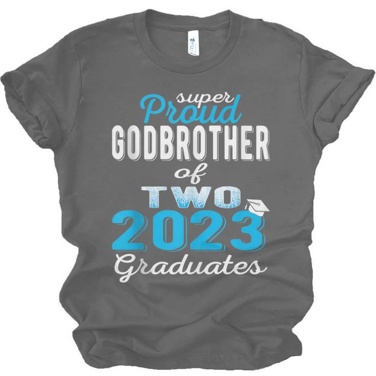 Proud Godbrother Of Two 2023 Graduate Class 2023 Graduation Unisex Jersey T-Shirt